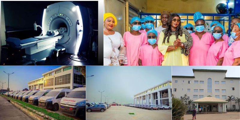13 general hospitals were equipped with MRI machines and modern medical equipment