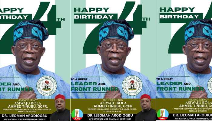 BIRTHDAY FELICITATIONS TO HIS EXCELLENCY PRESIDENT BOLA AHMED TINUBU, GCFR