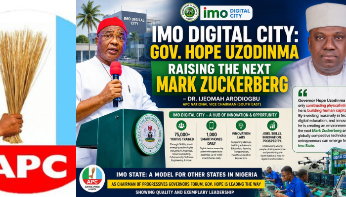 IMO DIGITAL CITY: GOV. HOPE UZODINMA RAISING THE NEXT MARK ZUCKERBERG – DR. IJEOMAH ARODIOGBU