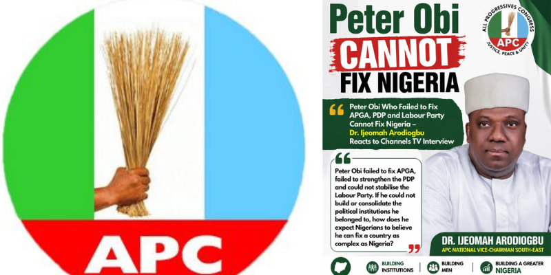 PETER OBI WHO FAILED TO FIX APGA, PDP AND LABOUR PARTY CANNOT FIX NIGERIA – DR. IJEOMAH ARODIOGBU