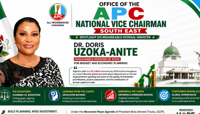 OFFICE OF THE APC NATIONAL VICE CHAIRMAN SOUTH EAST (Dr Ijeomah Arodiogbu MBBS,Phd) SPOTLIGHT ON REMARKABLE FEDERAL MINISTER