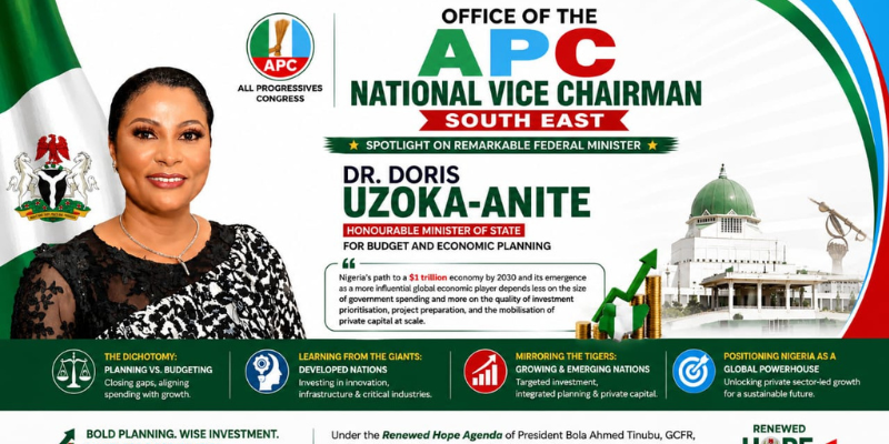 OFFICE OF THE APC NATIONAL VICE CHAIRMAN SOUTH EAST (Dr Ijeomah Arodiogbu MBBS,Phd) SPOTLIGHT ON REMARKABLE FEDERAL MINISTER
