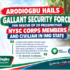 Arodiogbu Hails Gallant Security Forces for Rescue of 20 Prospective NYSC Corps Members and Civilian in Imo State