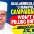 USING ARTIFICIAL INTELLIGENCE TO MANIPULATE OUR CAMPAIGN IMAGES WON’T WIN A POLLING UNIT FOR YOU — ARODIOGBU BERATES ADC, NDC