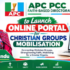 APC PCC Faith-Based Directorate to Launch Online Portal for Christian Groups Mobilisation— Hon. Princess Gloria Akobundu