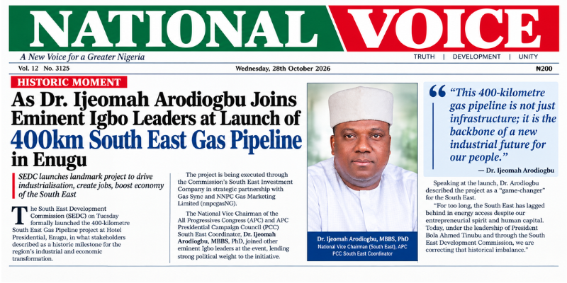 SOUTH EAST GAS PIPELINE LAUNCH: Dr. Ijeomah Arodiogbu, Gov. Peter Mbah, Deputy Speaker Ben Kalu, SEDC MD, Others attend Launch of South East Gas Pipeline