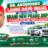 DR. ARODIOGBU LAUDS DAYO ISRAEL FOR ATTRACTING BRAND NEW PRADO JEEPS TO SOUTH EAST APC YOUTH LEADERS, OTHERS