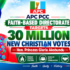 APC PCC Faith-Based Directorate Targets 30 Million New Christian Votes — Hon. Princess Gloria Akobundu